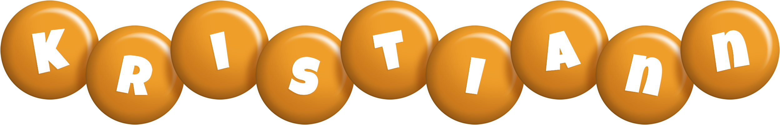 Kristiann candy-orange logo