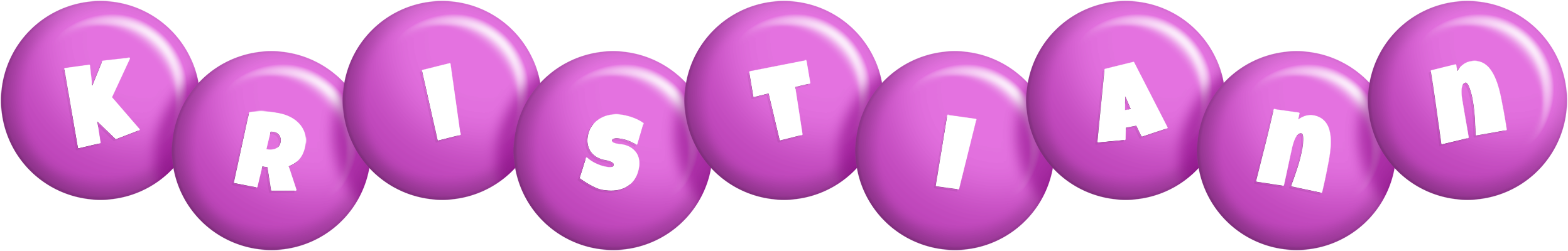 Kristiann candy-purple logo