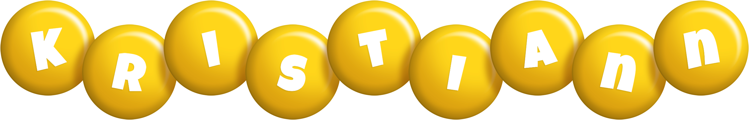 Kristiann candy-yellow logo