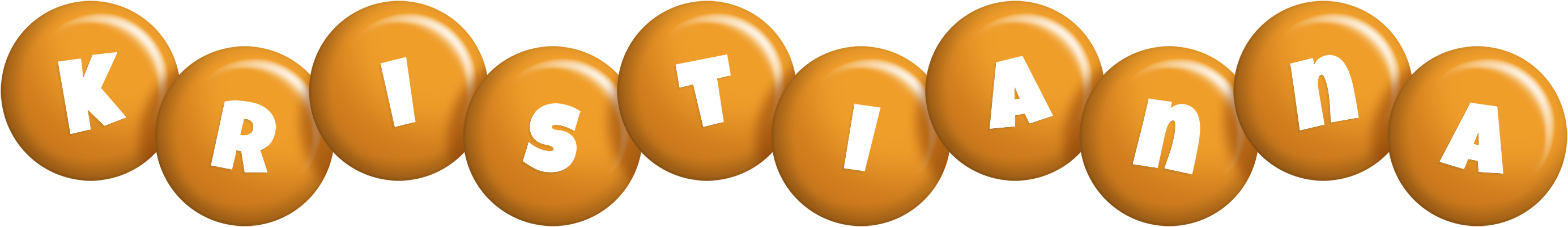 Kristianna candy-orange logo