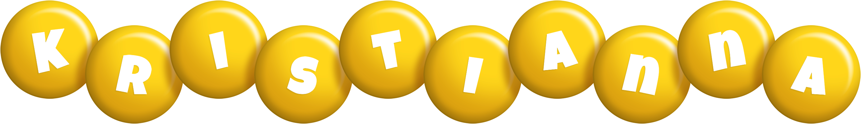 Kristianna candy-yellow logo