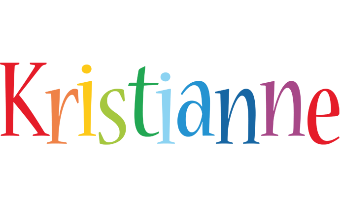 Kristianne birthday logo