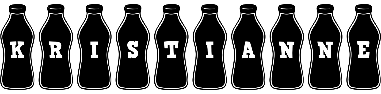 Kristianne bottle logo