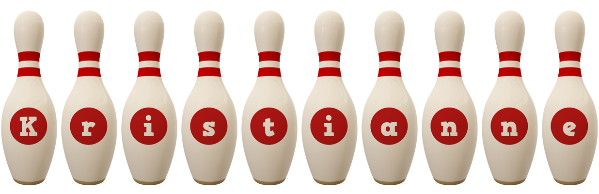 Kristianne bowling-pin logo