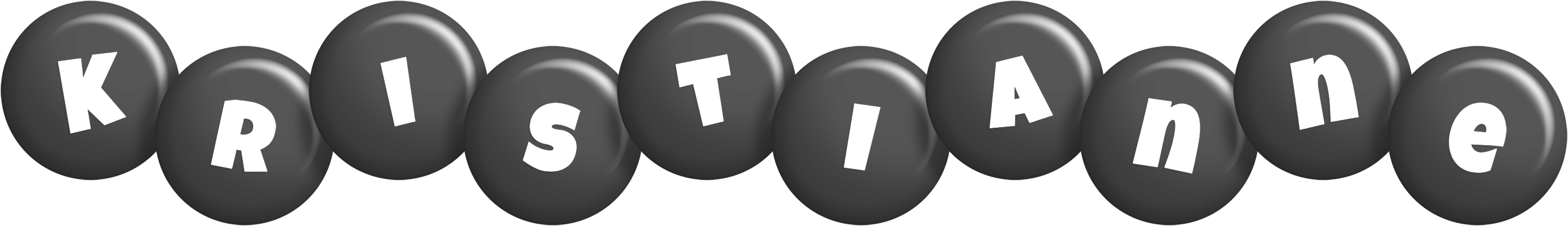 Kristianne candy-black logo