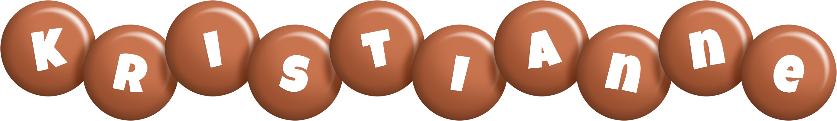 Kristianne candy-brown logo