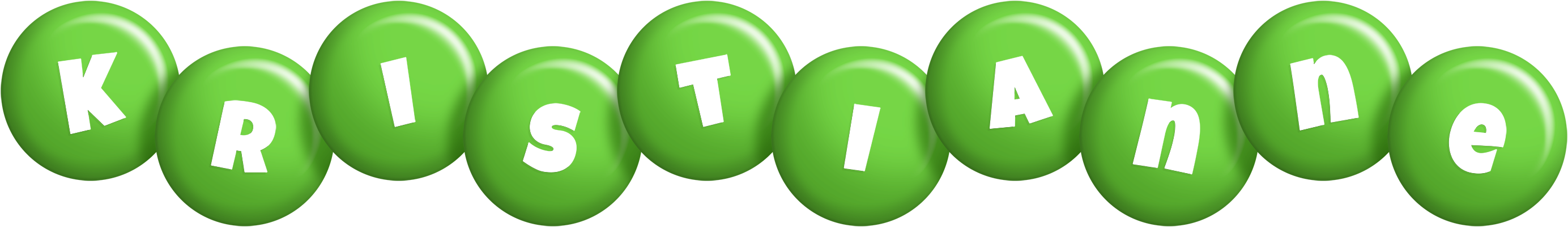Kristianne candy-green logo