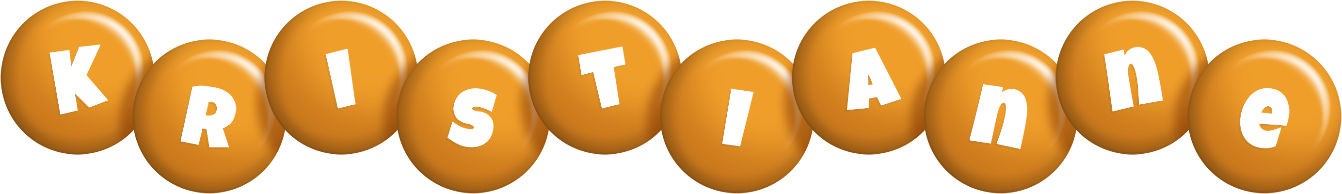 Kristianne candy-orange logo