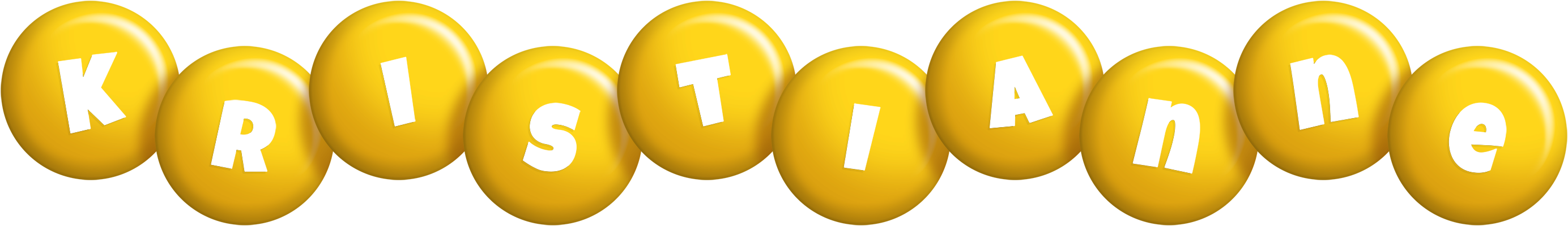 Kristianne candy-yellow logo