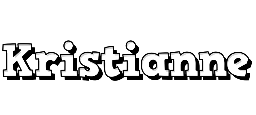 Kristianne snowing logo