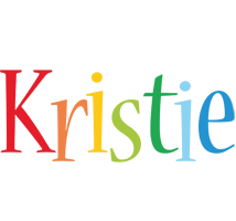 Kristie birthday logo