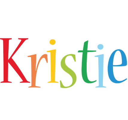 Kristie birthday logo