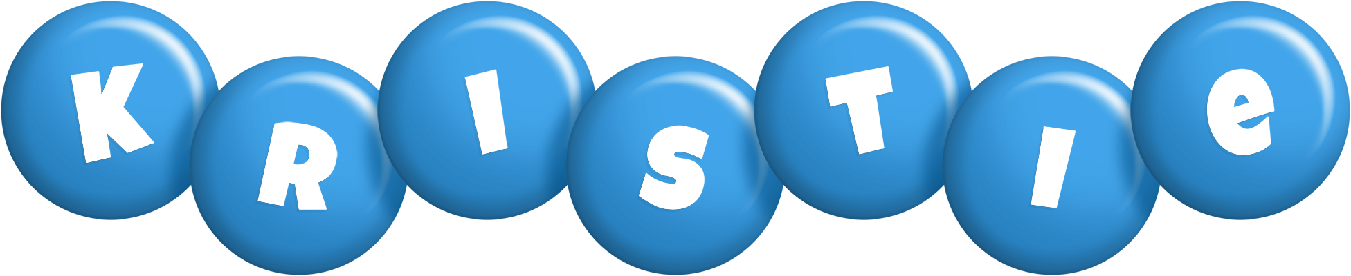 Kristie candy-blue logo
