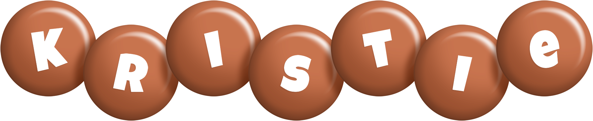 Kristie candy-brown logo