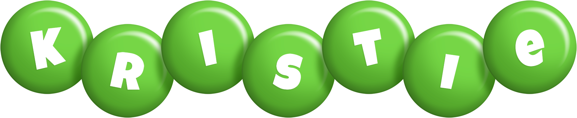 Kristie candy-green logo
