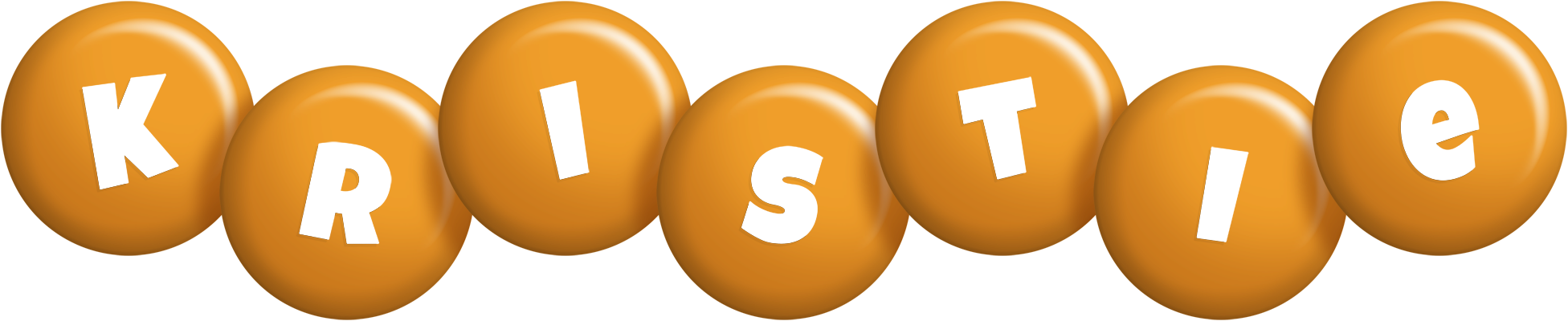Kristie candy-orange logo