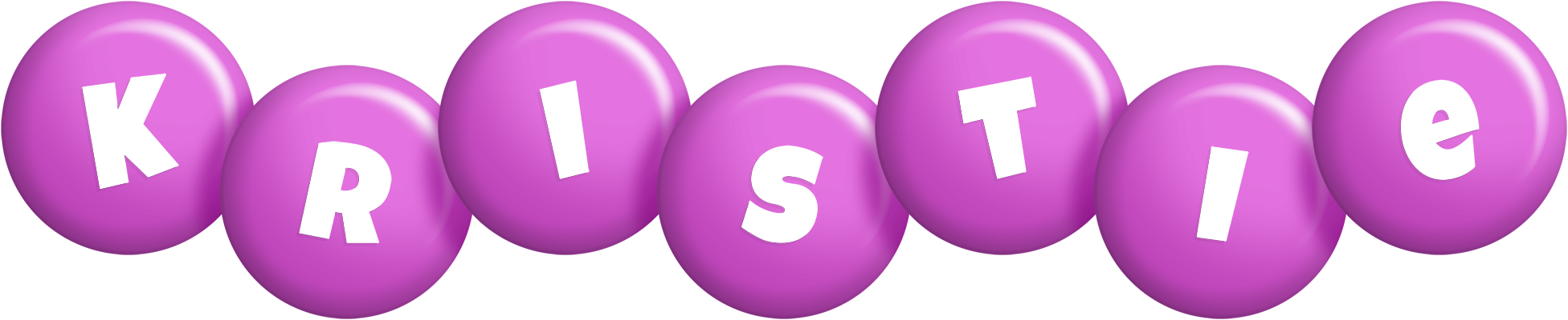 Kristie candy-purple logo