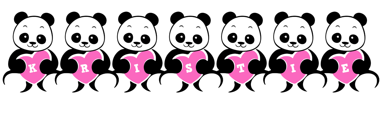 Kristie love-panda logo