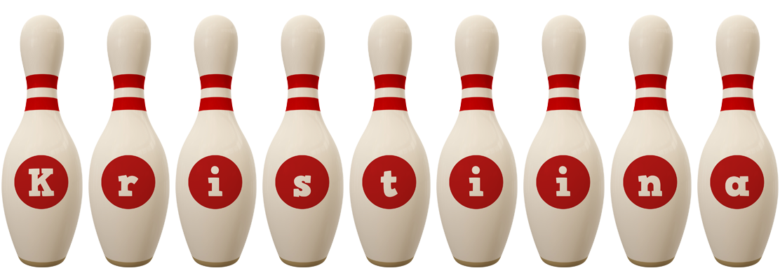 Kristiina bowling-pin logo