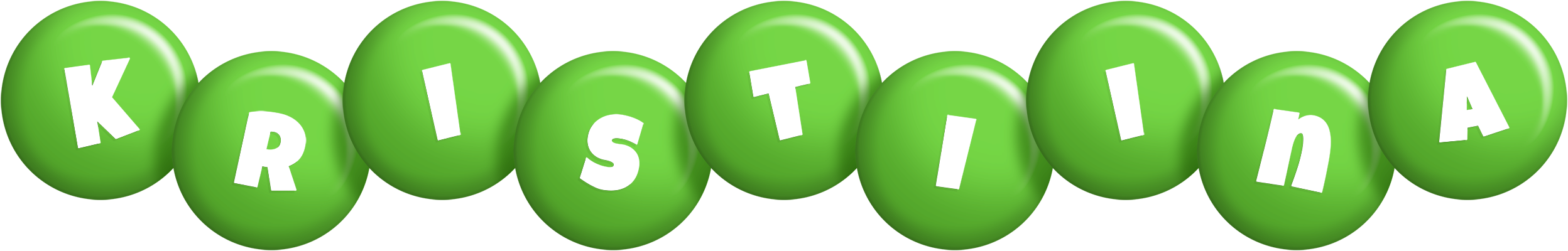 Kristiina candy-green logo