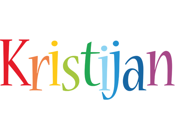 Kristijan birthday logo