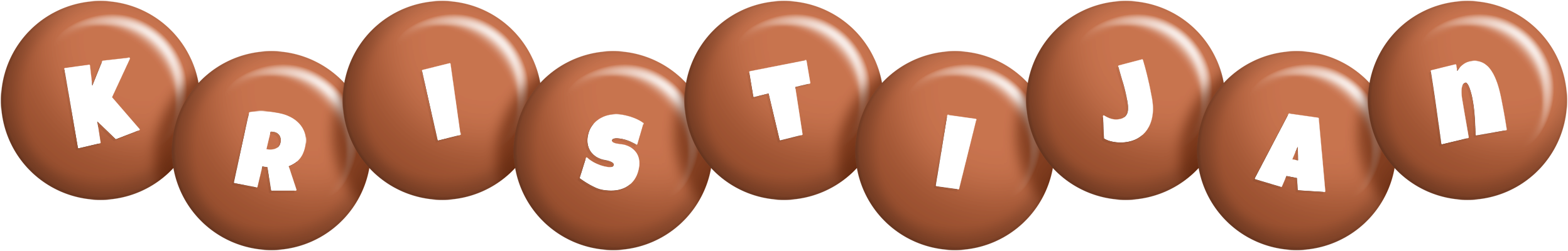 Kristijan candy-brown logo