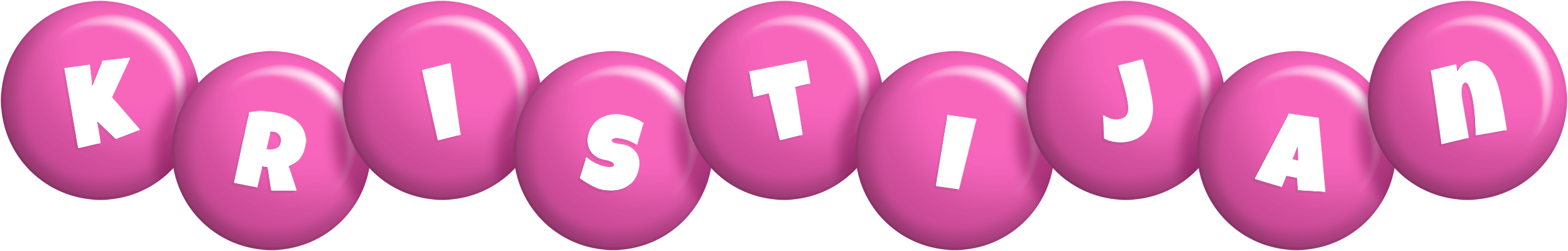Kristijan candy-pink logo
