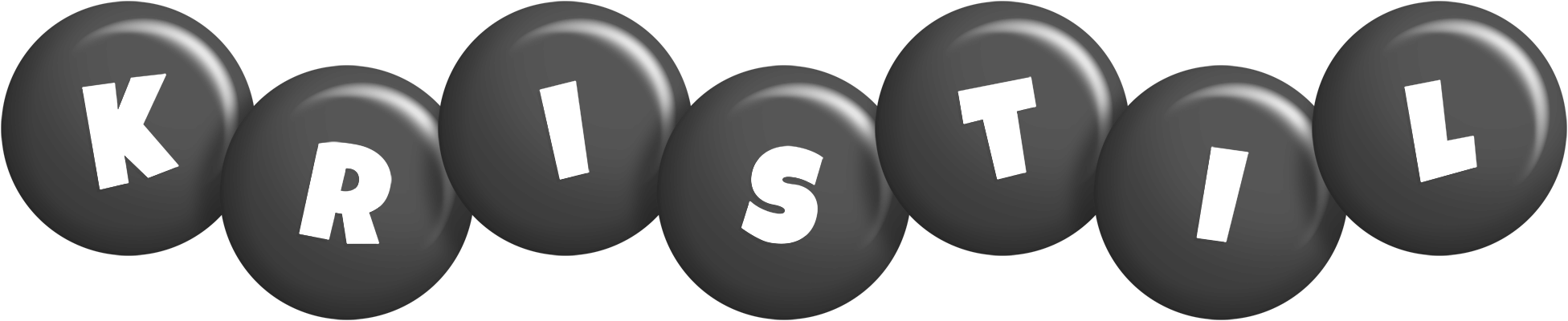 Kristil candy-black logo