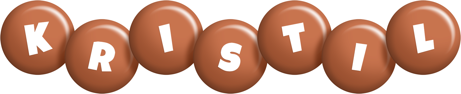 Kristil candy-brown logo