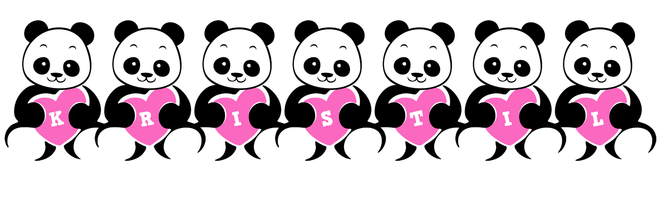 Kristil love-panda logo