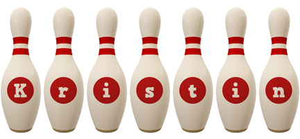 Kristin bowling-pin logo