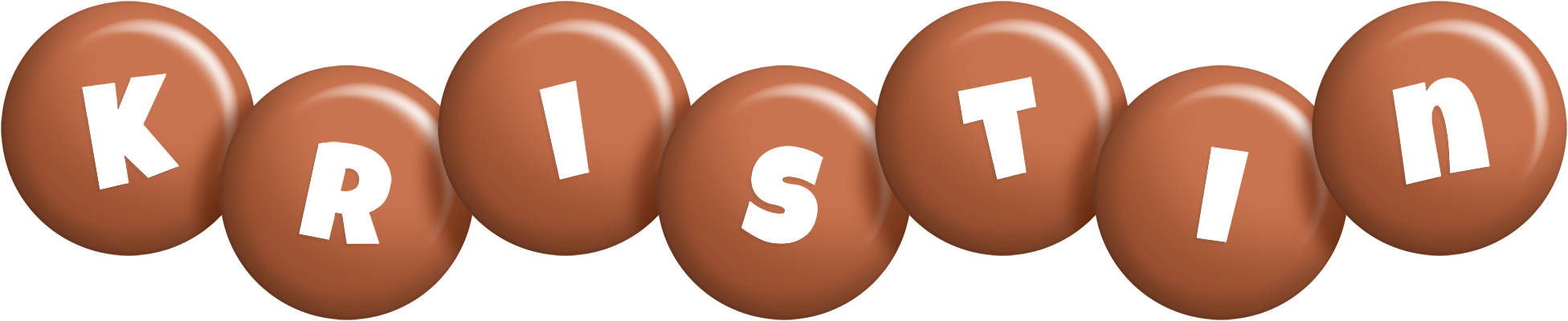 Kristin candy-brown logo