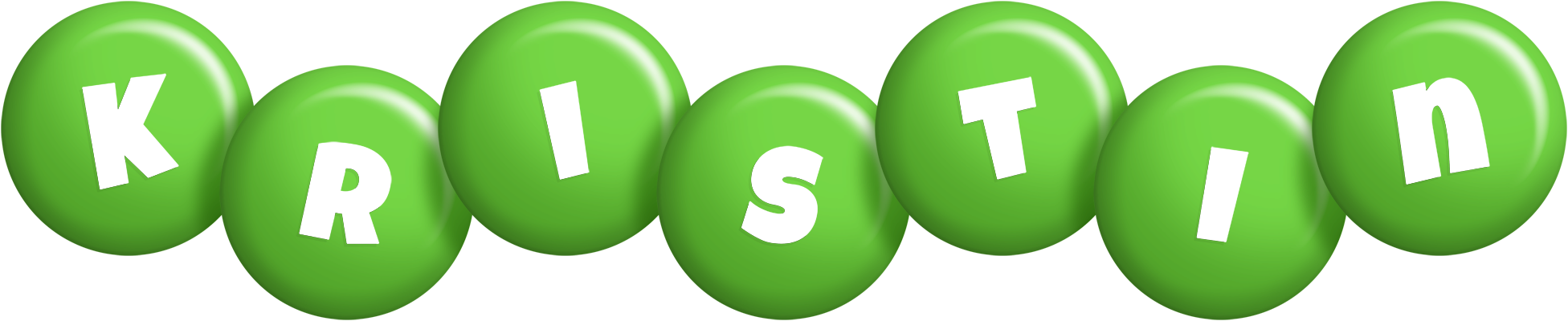 Kristin candy-green logo