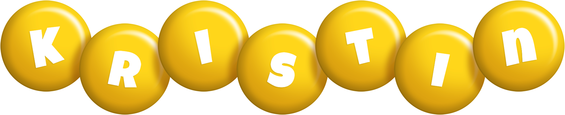 Kristin candy-yellow logo