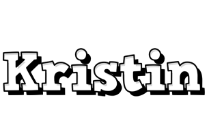 Kristin snowing logo