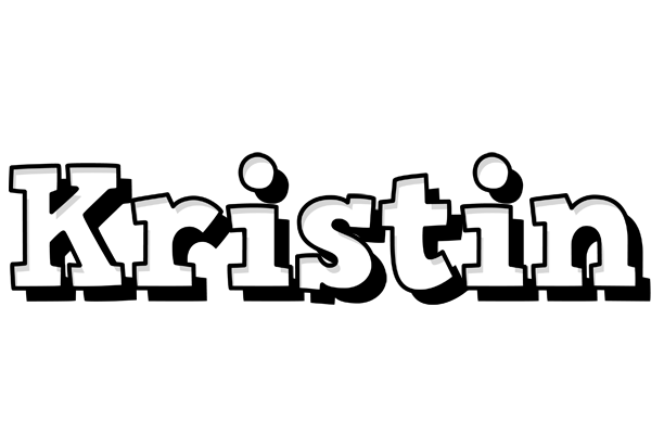 Kristin snowing logo