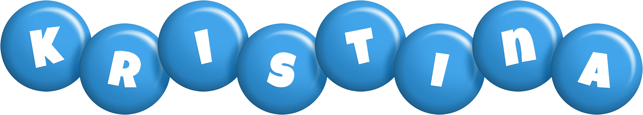 Kristina candy-blue logo