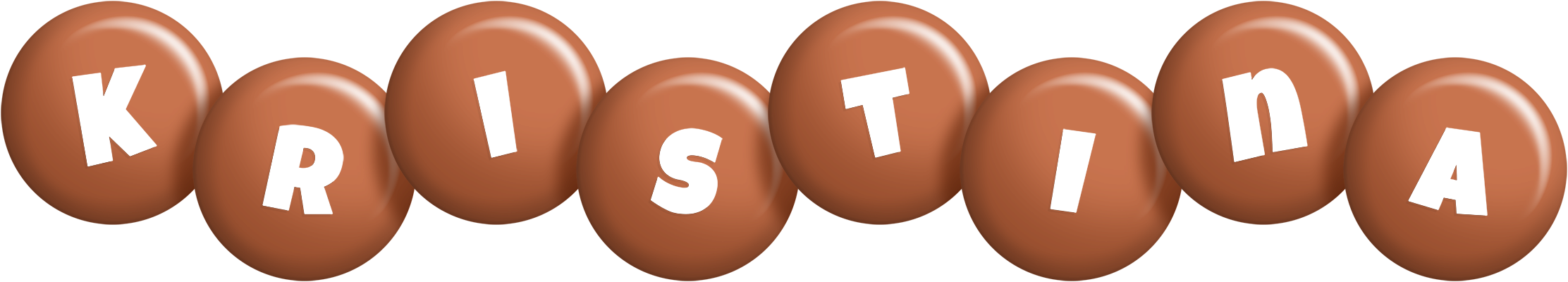 Kristina candy-brown logo