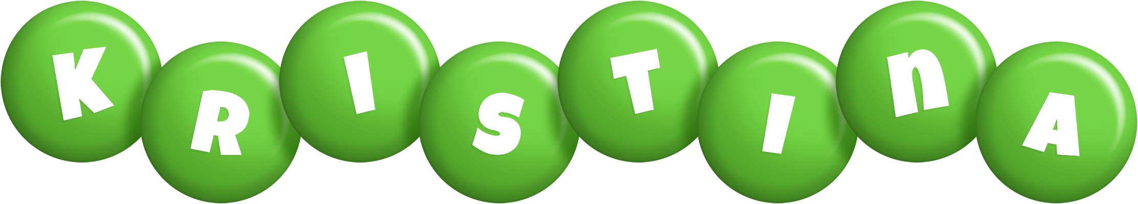 Kristina candy-green logo