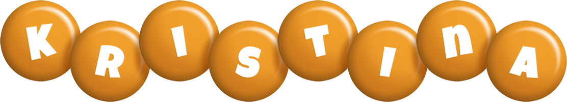 Kristina candy-orange logo