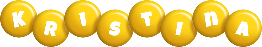 Kristina candy-yellow logo