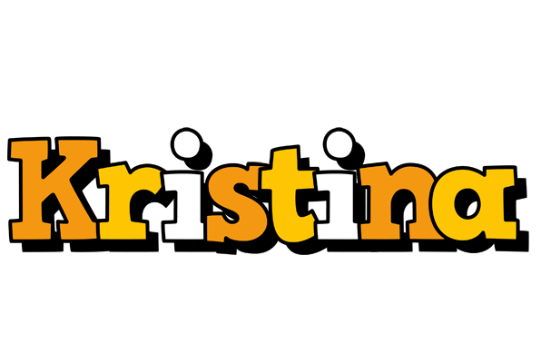 Kristina cartoon logo