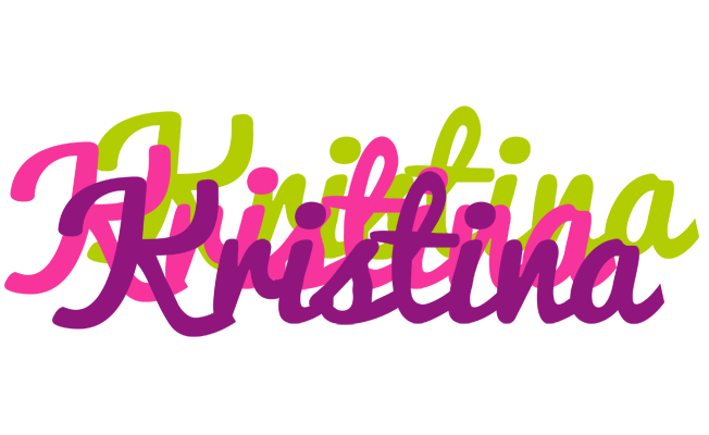 Kristina flowers logo