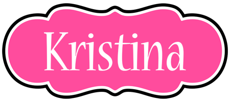 Kristina invitation logo