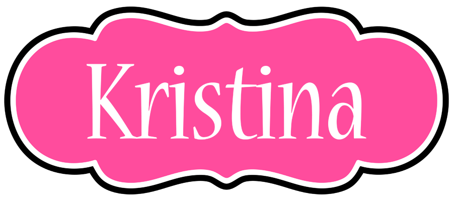 Kristina invitation logo