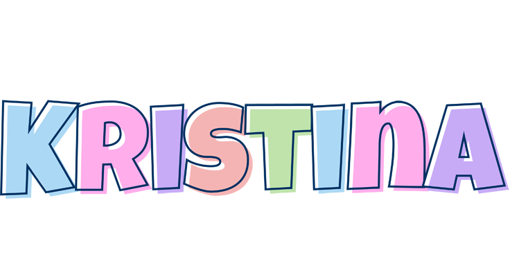 Kristina pastel logo