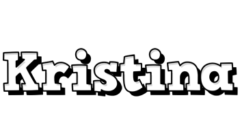 Kristina snowing logo