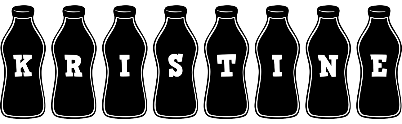 Kristine bottle logo