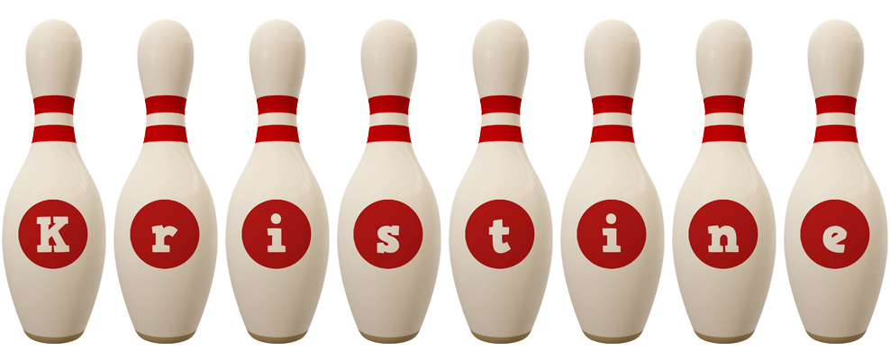 Kristine bowling-pin logo