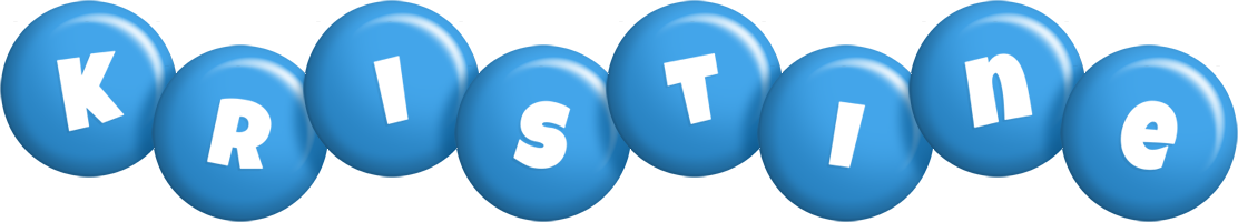 Kristine candy-blue logo